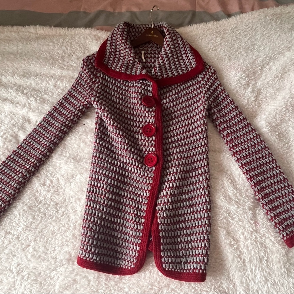 Free People wool cardigan sweater